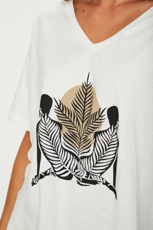 Cream CRLuna OZ Tshirt