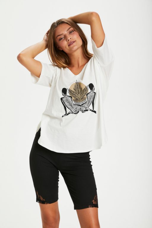 Cream CRLuna OZ Tshirt