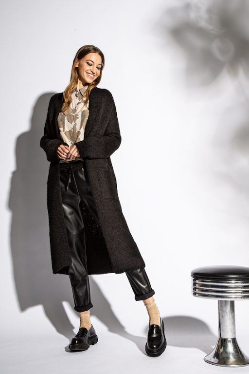 Funky Staff Coat Sera Schwarz
