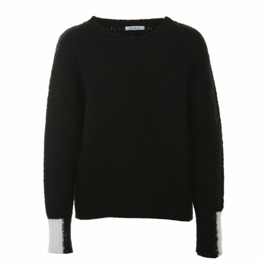Funky Staff Pullover Cleo Basics Schwarz