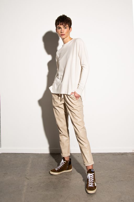 Funky Staff Trousers You2 Vegan Leather (Sand)