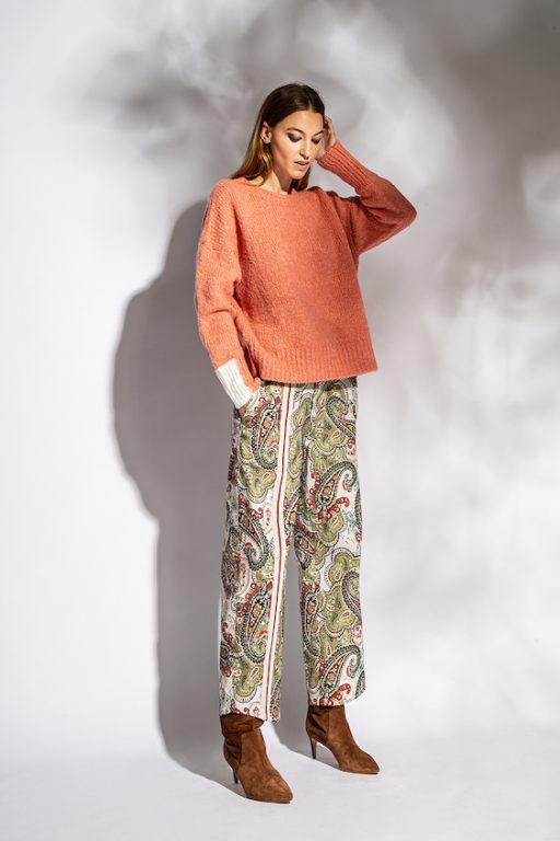 Funky Staff Pullover Cleo Basics Shrimp