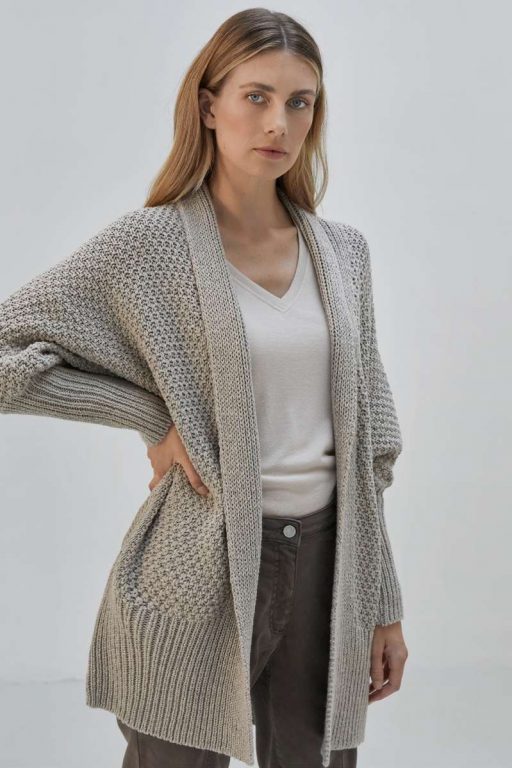 Simple Ice Strickjacke