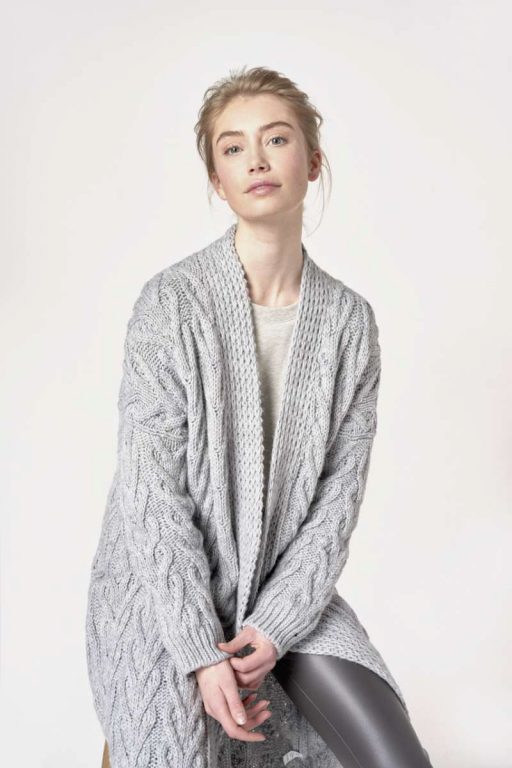 Simple Piso Strickmantel